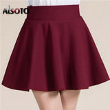 New 2019 Summer sexy Skirt for Girl Korean cute Short Skater Fashion female mini Skirt Women Clothing saia Bottoms jupe faldas