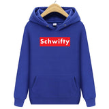 Mens Hoodies Fashion Schwifty Brand Letter Hoodie Casual Sweatshirt Men Cotton high quality Print Sweatshirts Male Hip Hop Hoody