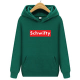 Mens Hoodies Fashion Schwifty Brand Letter Hoodie Casual Sweatshirt Men Cotton high quality Print Sweatshirts Male Hip Hop Hoody