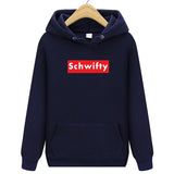 Mens Hoodies Fashion Schwifty Brand Letter Hoodie Casual Sweatshirt Men Cotton high quality Print Sweatshirts Male Hip Hop Hoody