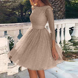 2020 Spring sweet Lace Party Dress Women Sexy Hollow Out Backless A-Line Princess Dress Ladies Summer High Waist Mini Dresses