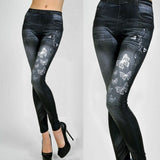 2020 Hirigin New Fashion Casual Women Ladies High Waist Skinny Fit Jeggings Stretchable Denim Pecil Print Pants Jeans
