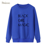 BLACK GIRL MAGIC Sweatshirt Casual Hoodie 2018 Winter Autumn Women Lasdies Pullover Fleece Warm Loose Streetwear Brand Clothing