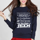 women harajuku sweatshirt Hogwarts Lord of the Rings JEDI Star wars the hobbit femme letter print fashion hispter hoodies s-xxl